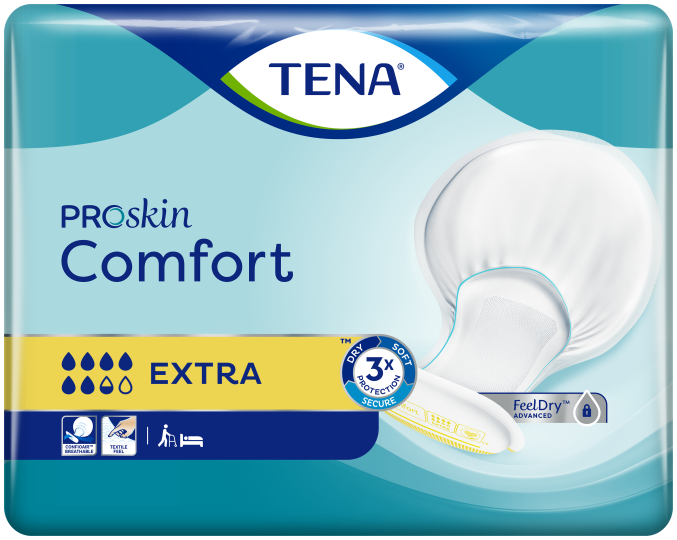 TENA Comfort Extra | Large shaped incontinence pad 6