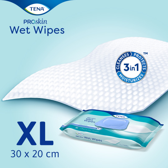 TENA ProSkin Wet Wipe - plastic lid 0
