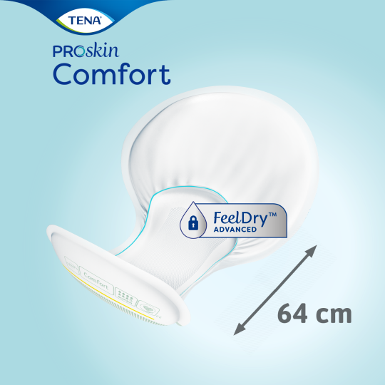 TENA Comfort Super | Large shaped incontinence pad 1