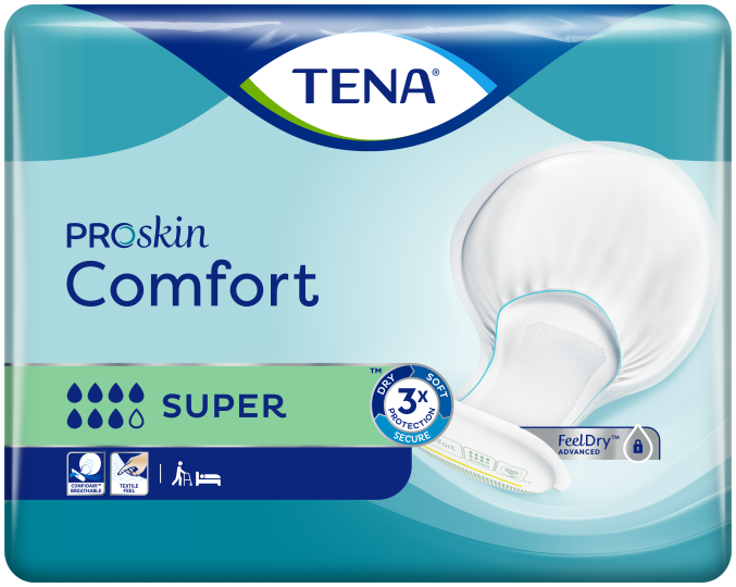 TENA Comfort Super | Large shaped incontinence pad 6
