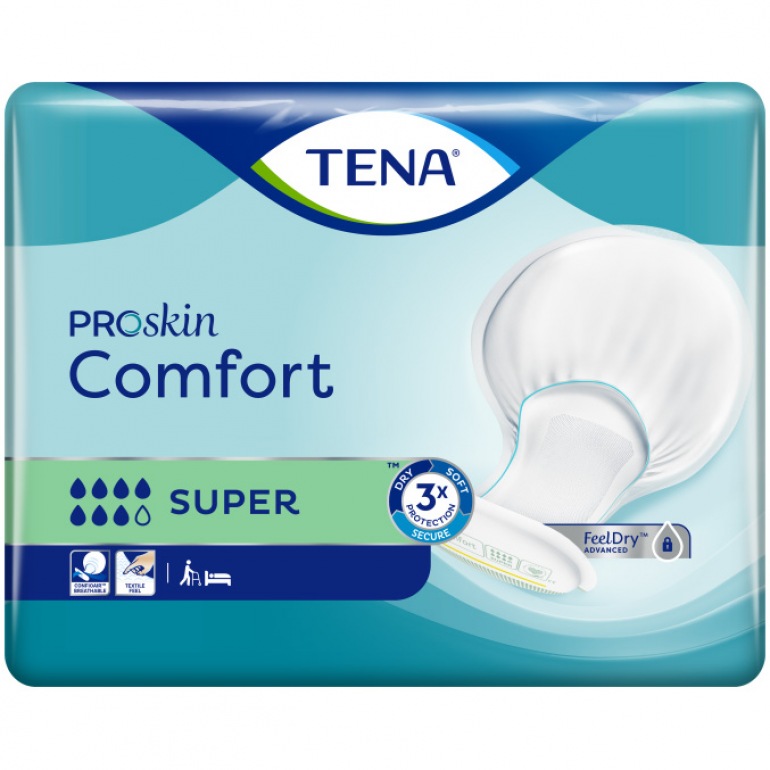 TENA Comfort Large Pads - Super